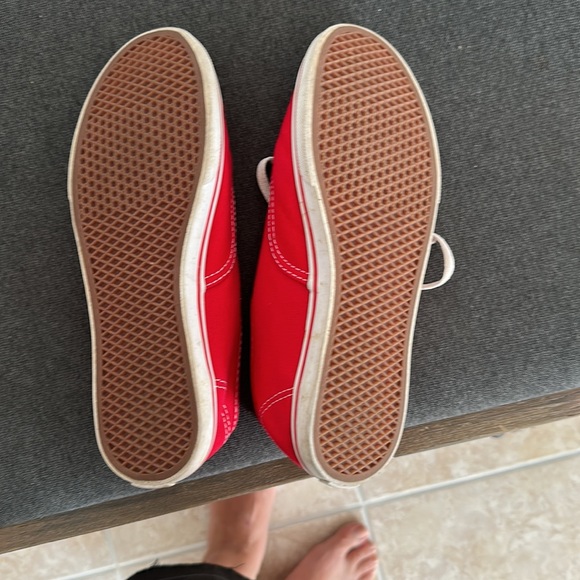 Vans red men 5.5 women 7 - Picture 2 of 2